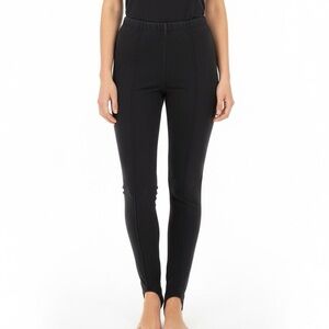 Liz & Co. VINTAGE Black Stirrup Leggings Cotton / Spandex Pants size XS